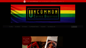 What Uncommoncoffeeroasters.com website looked like in 2021 (5 years ago)