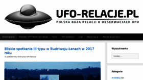 What Ufo-relacje.pl website looked like in 2021 (3 years ago)