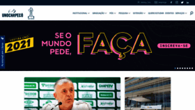 What Unochapeco.edu.br website looked like in 2021 (3 years ago)