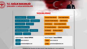 What Urfasaglik.gov.tr website looked like in 2021 (3 years ago)