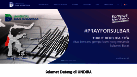 What Undira.ac.id website looked like in 2021 (5 years ago)