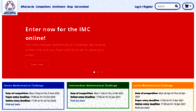 What Ukmt.org.uk website looked like in 2021 (3 years ago)