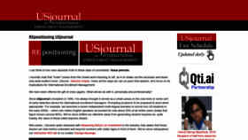 What Usjournal.com website looked like in 2021 (3 years ago)