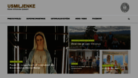 What Usmiljenke.si website looked like in 2021 (3 years ago)