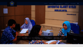 What Unisri.ac.id website looked like in 2021 (3 years ago)