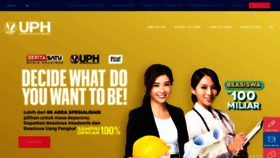 What Uph.edu website looked like in 2021 (4 years ago)