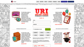 What Urionlinejudge.com.br website looked like in 2021 (4 years ago)