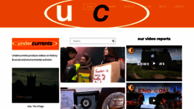 What Undercurrents.org website looked like in 2021 (3 years ago)