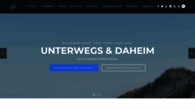 What Unterwegsunddaheim.de website looked like in 2021 (3 years ago)