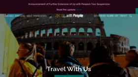 What Upwithpeople.org website looked like in 2021 (3 years ago)