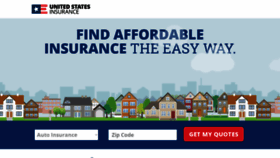 What Unitedstatesinsurance.com website looked like in 2021 (3 years ago)