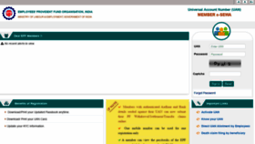 What Unifiedportal-mem.epfindia.gov.in website looked like in 2021 (4 years ago)