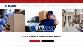 What Ulusoynakliyat.net website looked like in 2021 (3 years ago)
