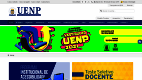 What Uenp.edu.br website looked like in 2021 (3 years ago)