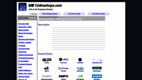 What Us-onlineshops.com website looked like in 2021 (3 years ago)
