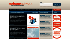 What Urbanonetwork.co.uk website looked like in 2021 (3 years ago)