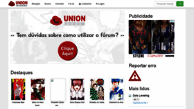 What Unionmangas.top website looked like in 2021 (3 years ago)