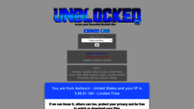 What Unblockedmusic.net website looked like in 2021 (3 years ago)