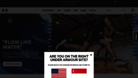 What Underarmour.com.sg website looked like in 2021 (3 years ago)
