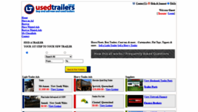 What Usedtrailers.com.au website looked like in 2021 (3 years ago)