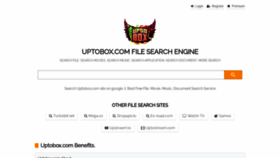 What Uptoboxsearch.com website looked like in 2021 (3 years ago)
