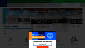 What Unioncountync.gov website looked like in 2021 (4 years ago)