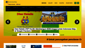 What Unp.ac.id website looked like in 2021 (3 years ago)