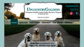 What Upcountrygoldens.com website looked like in 2021 (3 years ago)
