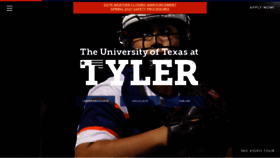 What Uttyler.edu website looked like in 2021 (3 years ago)