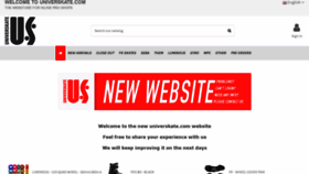 What Universkate.com website looked like in 2021 (3 years ago)