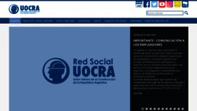 What Uocra.org website looked like in 2021 (3 years ago)