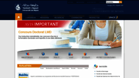 What Univ-bejaia.dz website looked like in 2021 (4 years ago)