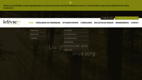 What Uitvaartcentrumlefevre.be website looked like in 2021 (3 years ago)