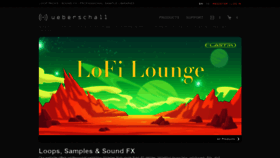 What Ueberschall.com website looked like in 2021 (4 years ago)