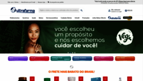 What Ultrafarma.com.br website looked like in 2021 (4 years ago)