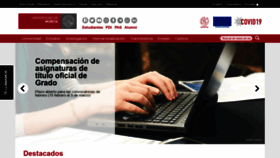 What Um.es website looked like in 2021 (3 years ago)