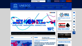 What Unesco.org website looked like in 2021 (3 years ago)