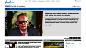 What Unil.ch website looked like in 2021 (5 years ago)