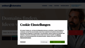 What United-domains.de website looked like in 2021 (4 years ago)