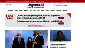 What Urgente24.com website looked like in 2021 (3 years ago)