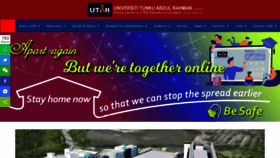 What Utar.edu.my website looked like in 2021 (3 years ago)