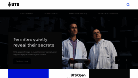 What Uts.edu.au website looked like in 2021 (3 years ago)