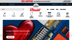 What Utrechtart.com website looked like in 2021 (3 years ago)