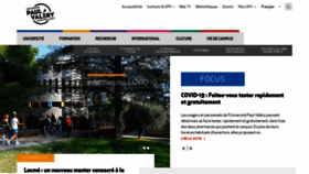 What Univ-montp3.fr website looked like in 2021 (3 years ago)