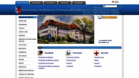 What Umfcv.ro website looked like in 2021 (3 years ago)
