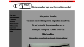 What Ub-waffen.de website looked like in 2021 (3 years ago)