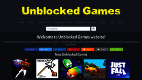 What Unblockeds-games.com website looked like in 2021 (3 years ago)