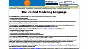 What Uml-diagrams.org website looked like in 2021 (3 years ago)