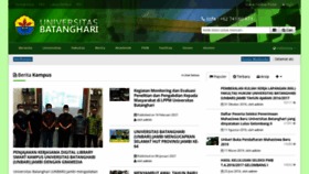 What Unbari.ac.id website looked like in 2021 (4 years ago)