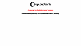 What Uploadbank.com website looked like in 2021 (3 years ago)
